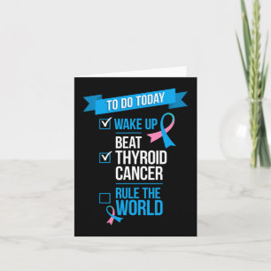 Carte Réveillez-vous battre le cancer de la thyroïde dom