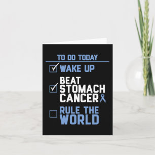 Carte Réveillez-vous vaincre le cancer de l'estomac dans