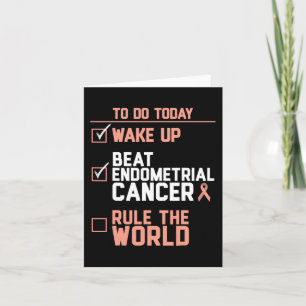 Carte Réveillez-vous vaincre le cancer de l'estomac qui