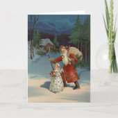 Carte Réveillon de Noël | Vintage (Devant)