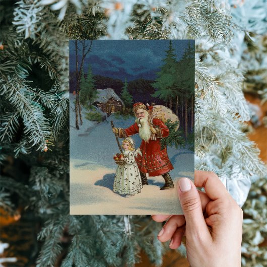 Carte Réveillon de Noël | Vintage