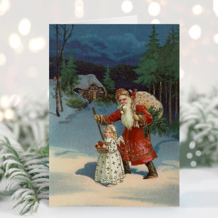 Carte Réveillon de Noël   Vintage