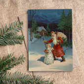 Carte Réveillon de Noël | Vintage