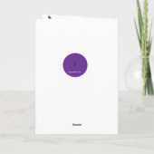 Carte révélation de genre (Dos)