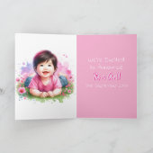 Carte Révélation de genre | Fille asiatique bébé à l'int (Intérieur)