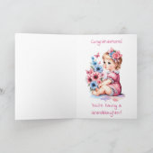 Carte Révélation de genre | Tu as une petite-fille (Intérieur)