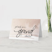 Carte Révélation de grossesse Nouveau bébé pour la famil (Devant)