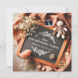 Carte Révélation de grossesse personnalisée - Photo d'éc