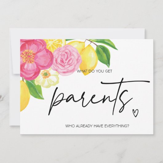 Carte Révélation de grossesse pour les parents attendant (Devant)