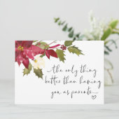 Carte Révélation de grossesse pour les parents Nous atte (Debout devant)