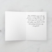 Carte Révélation Divine : Le Seigneur Est Mon Rocher (Intérieur)