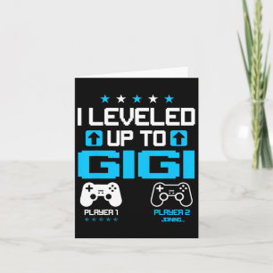 Carte Révéler J'Ai Été Jusqu'À Gigi Video Game Lover