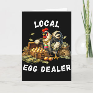 Carte Revendeur d'oeufs local humour de Pâques drôle de 