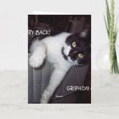 Carte Revenir bientôt (Dos)