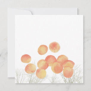 Carte Rêver d'abricots en hiver