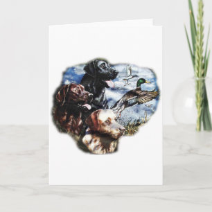 Carte Rêver de la chasse au canard