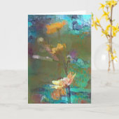 Carte Rêver des fleurs (Fleur jaune)