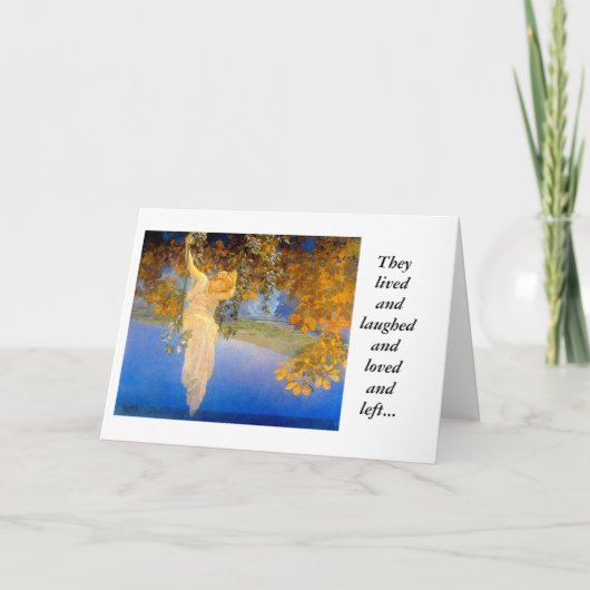 Carte Reveries 1913, They lived and laughed and loved... (Devant)