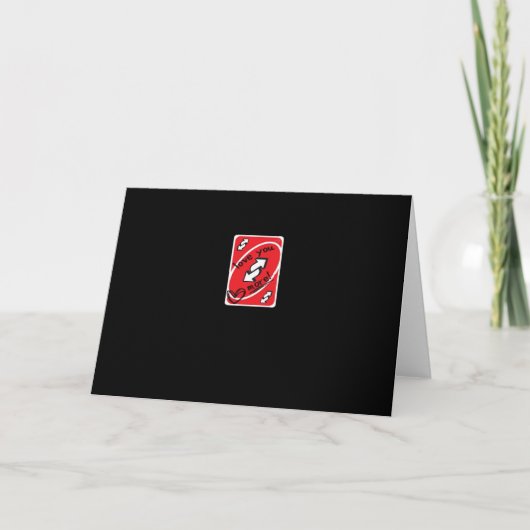 Carte Reverse Card Love You More Funny Playful Style  (Devant)