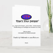 Carte Rêves d'anniversaire (Dos)