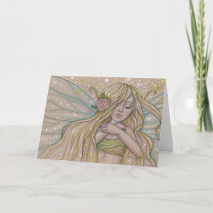 Carte Rêves de Fée Fée endormie par Molly Harrison