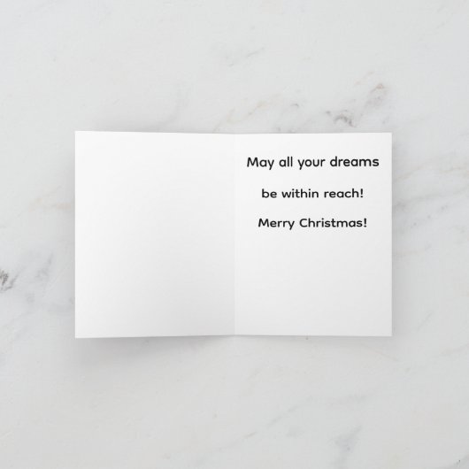 Carte Rêves de Noël (Intérieur)