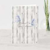 Carte Rêves de papillon lavande (Devant)