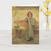 Carte Rêves de Vittorio Matteo Corcos 1896 (Fleur jaune)