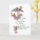 Carte rêveuse de Kitty (Fleur jaune)