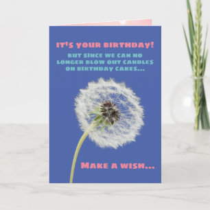 Carte Rêvez-Vous De Dandelion Pour L'Anniversaire Et Fai