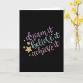 Carte Rêvez-vous qu'il croit l'atteindre (Fleur jaune)