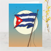 Carte Révolution cubaine ! (Fleur jaune)