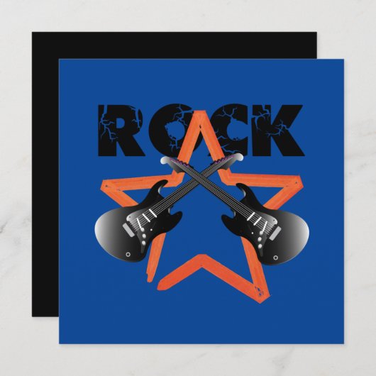 Carte Révolution rock (Devant / Derrière)