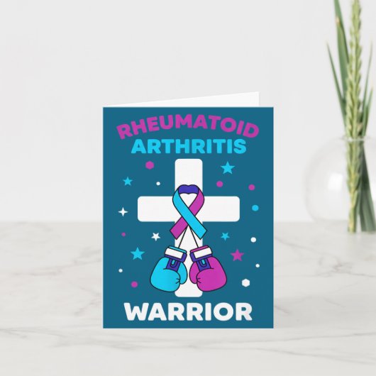 Carte Rheumatoid Warrior Arthritis Awareness Humor (Devant)