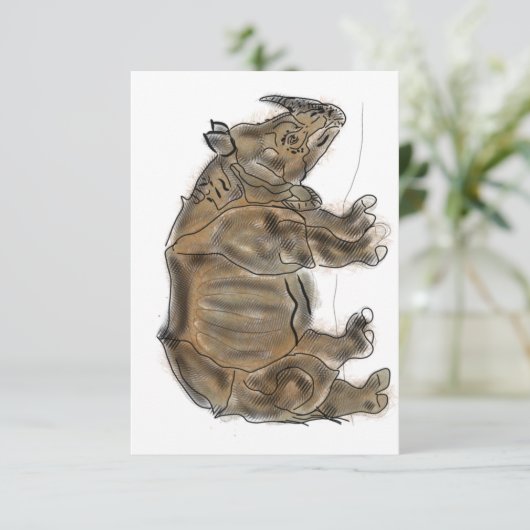 Carte Rhino (Debout devant)