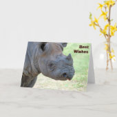 Carte Rhino noir (Fleur jaune)