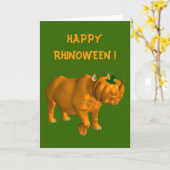 Carte Rhinoceros (Fleur jaune)