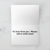 Carte Rhinocéros blanc (Intérieur)