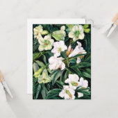 Carte Rhododendron de l'Inde du Nord (Devant/Arrière en situation)