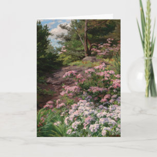 Carte Rhododendron rose et blanc   Thomas Allen, Jr.