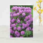 Carte Rhododendrone (Fleur jaune)