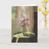 Carte Rhododendrons par une fenêtre | Jessica Hayllar (Fleur jaune)