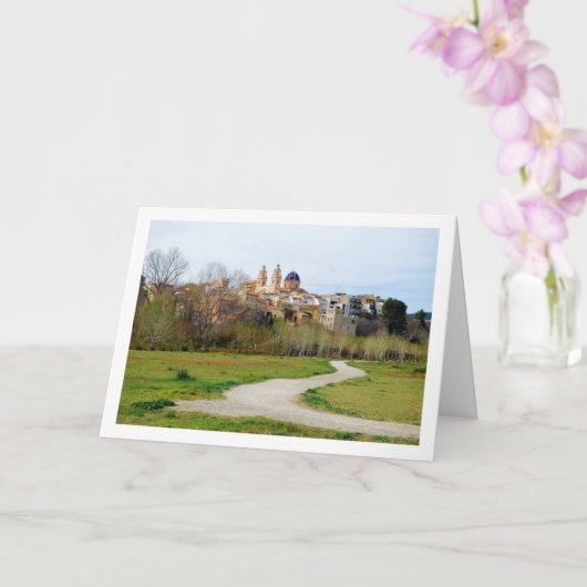 Carte Riba-roja de Túria, ville espagnole, Valence (Orchidée)