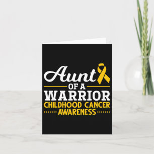 Carte Ribbon Cancer Fighter Tunt Childhood Cancer Award