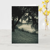 Carte Rice pond Landscape (Fleur jaune)