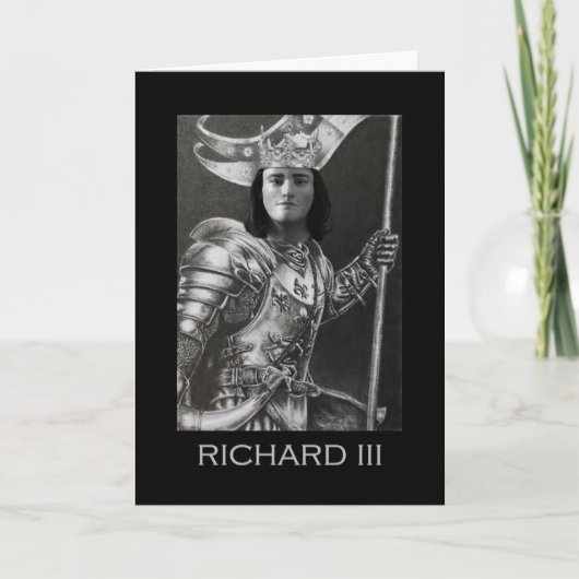 Carte Richard III prepares for battle (Devant)
