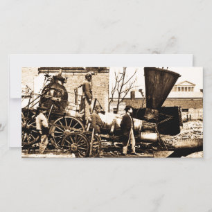 Carte Richmond et Petersburg RR Ruines Richmond VA 1er a