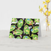 Carte RICK AND MORTY™ | Falling Through Portals Pattern (Fleur jaune)