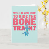 Carte RICK ET MORTY™| Anatomy Park - Bone Train (Fleur jaune)