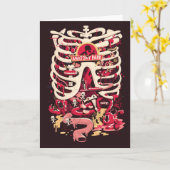 Carte RICK ET MORTY™| Anatomy Park Rib Cage (Fleur jaune)